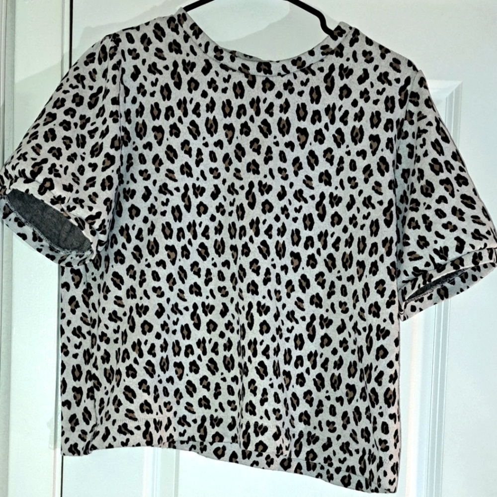 Loft Leopard Print Top